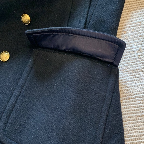J. Crew Navy Coat with Gold Buttons (2010’s) - Picture 11 of 16